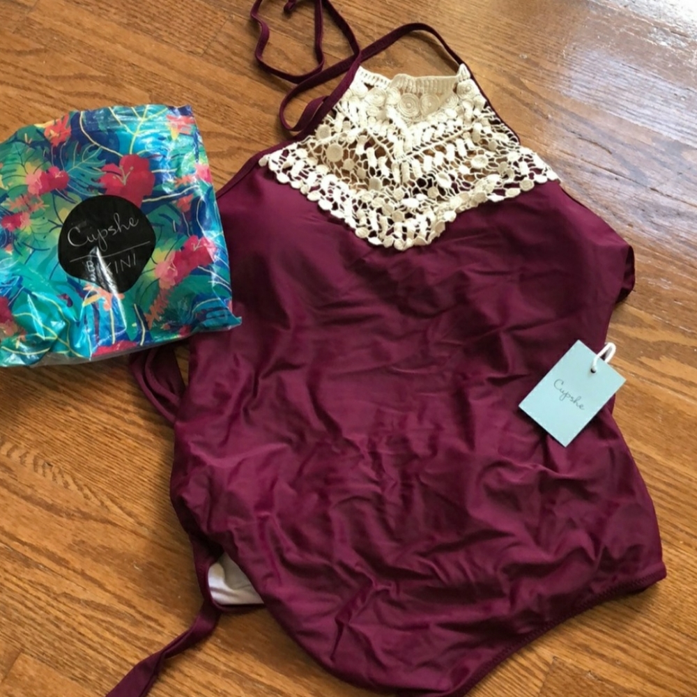 Cupshe One piece swim suit